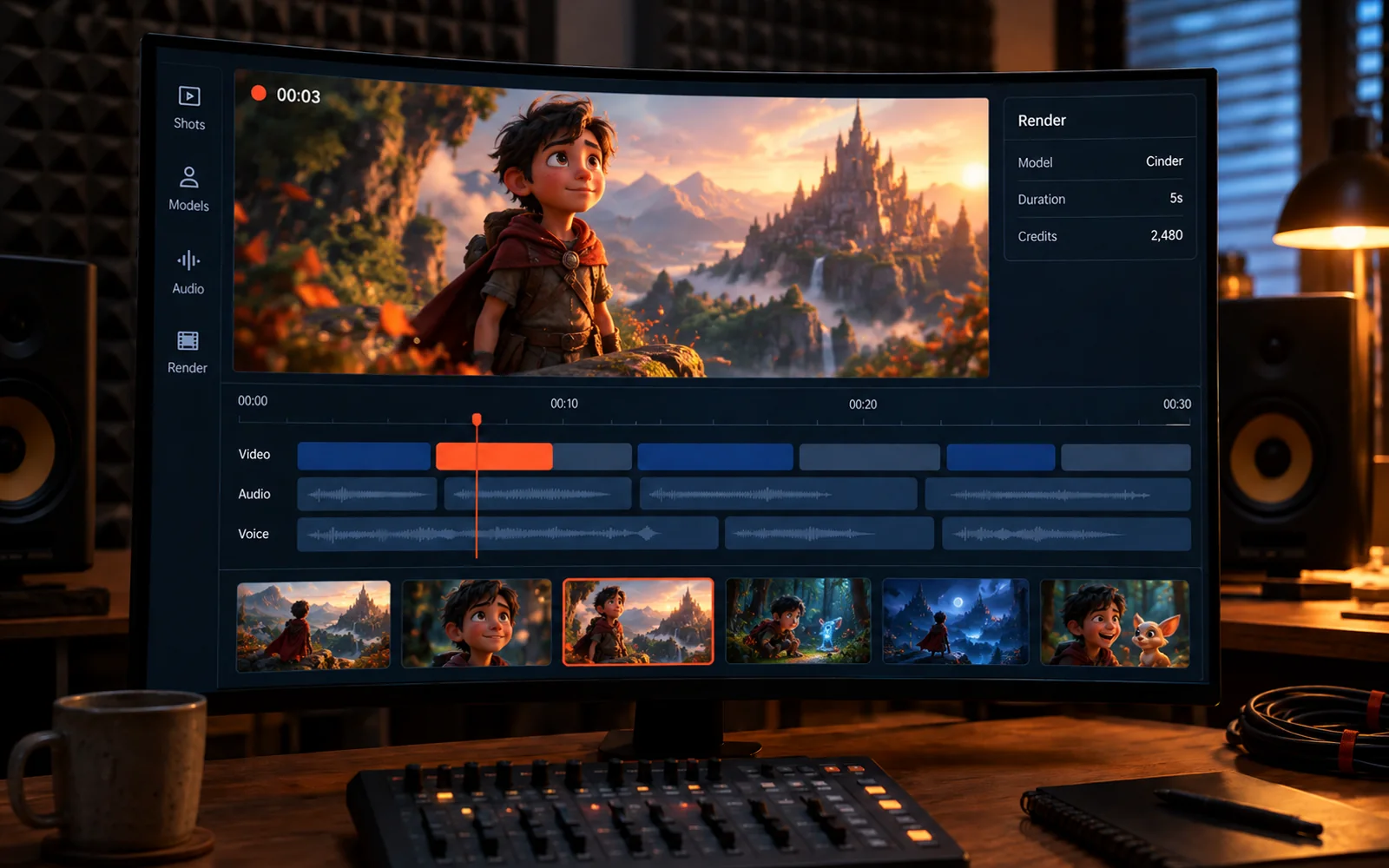 AI video generation platform